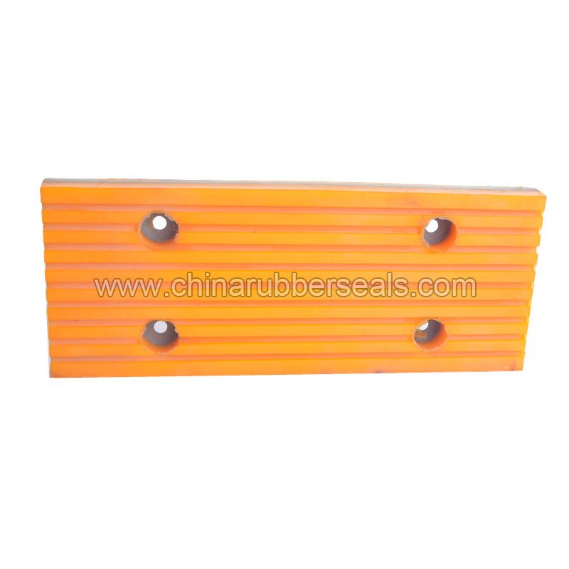 pu rubber cushion polyurethane pad for excavator clamp bricks