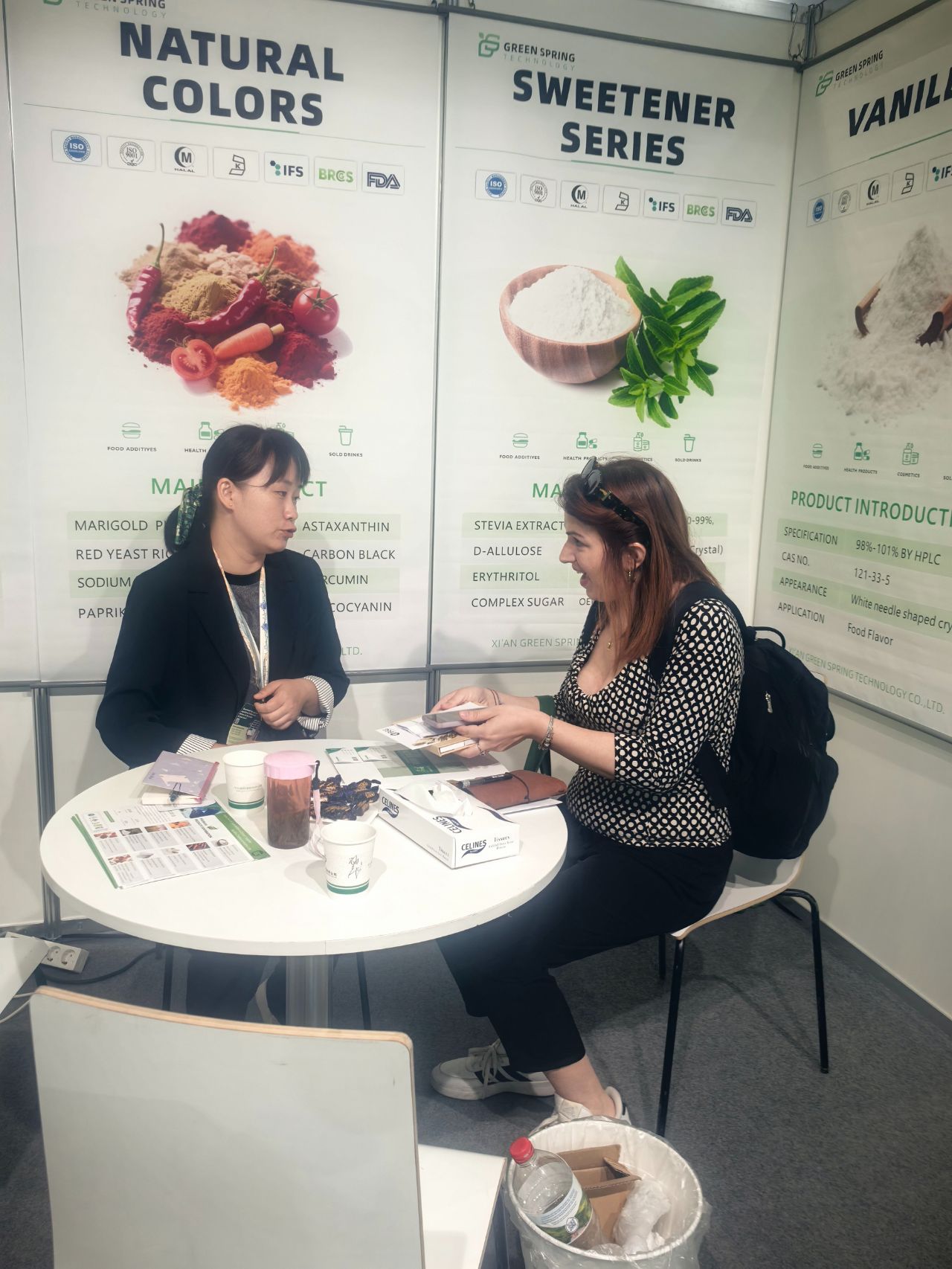 Real time report: Day 1, Xi'an Green Spring's in the Vitafoods European exhibition