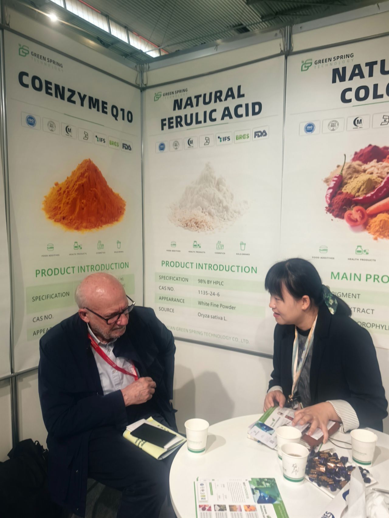 Real time report: Day 1, Xi'an Green Spring's in the Vitafoods European exhibition