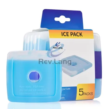 Paquete de congelador de hielo frío para lonchera / bolsa Original fresco saludable reutilizable duro delgado ligero