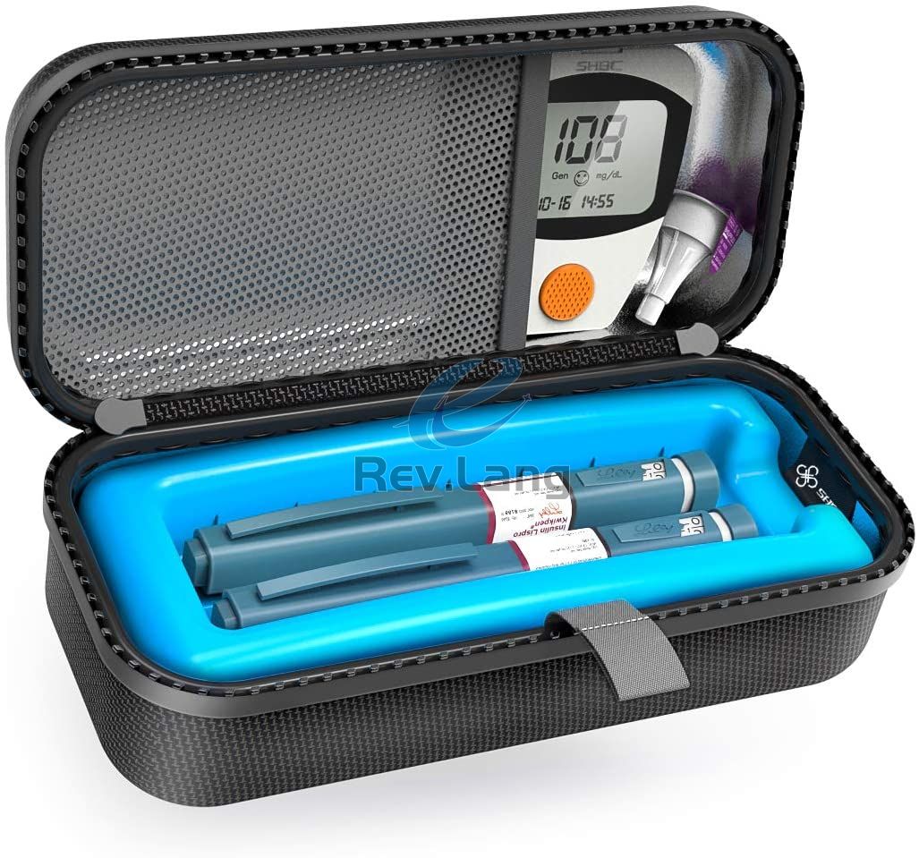 Insulin-Kühlbox, Insulin-Kühler, Reiseetui, LED-Anzeige für den