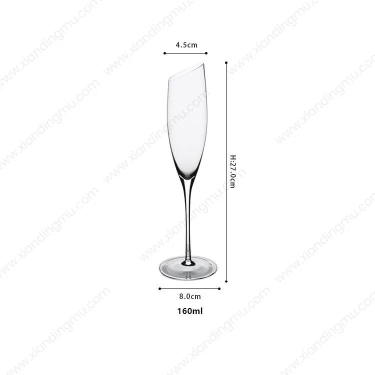 Customized Elegant Tall Stem Modern Wine Glasses
