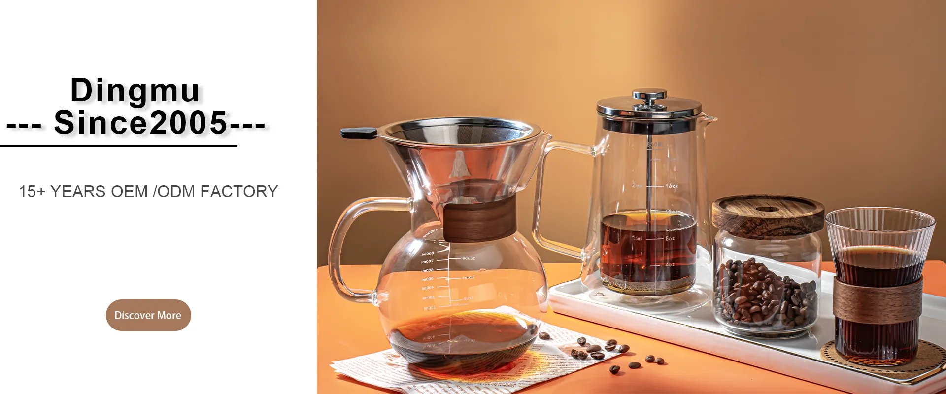 Wholesale Borosilicate Glass Coffee Teapot Sets