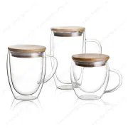 Insulated Glass Coffee Mugs