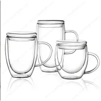 Double Walled Glass Mugs