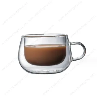 Double Walled Glass Mugs Cups