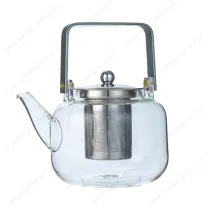 Hand Blown Glass Teapot