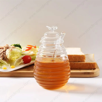 Glass Honey Jar