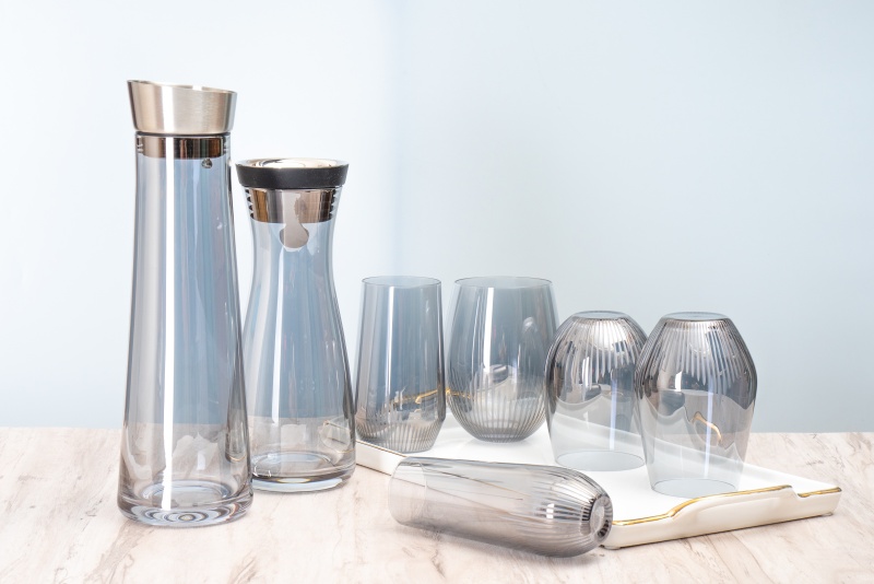 Is electroplating colored glassware safe?