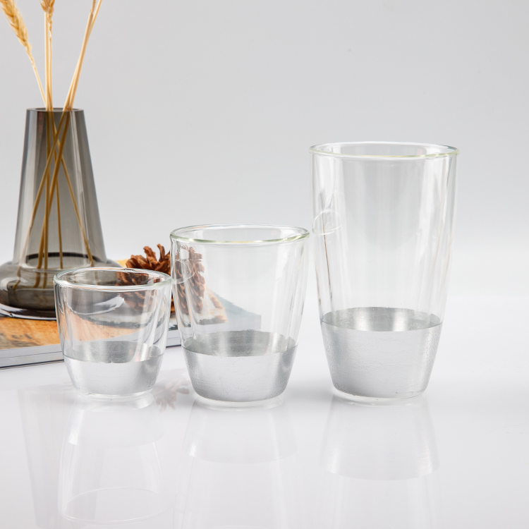 Double Walled Glass Mugs Cups