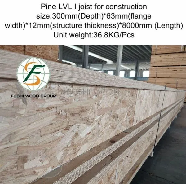 Timber Floor Joist, Pine LVL I Joist