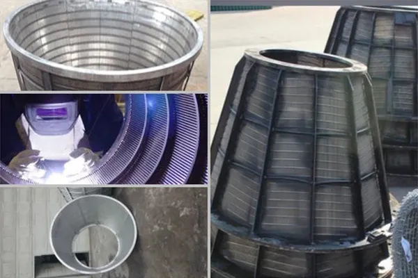 High-Quality Wedge Wire Centrifuge Basket Filter for Efficient Filtration