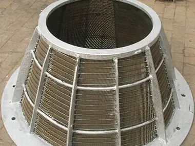 Panier de centrifugeuse pour usine de criblage de charbon