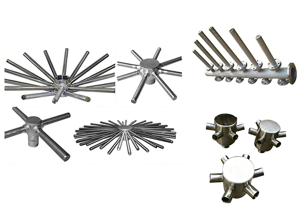 Wedge Wire Header Lateral Distributor Assembly