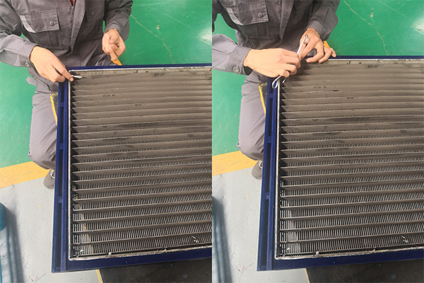 Wedge Wire Dewatering Screen Panel with Polyurethane Edged